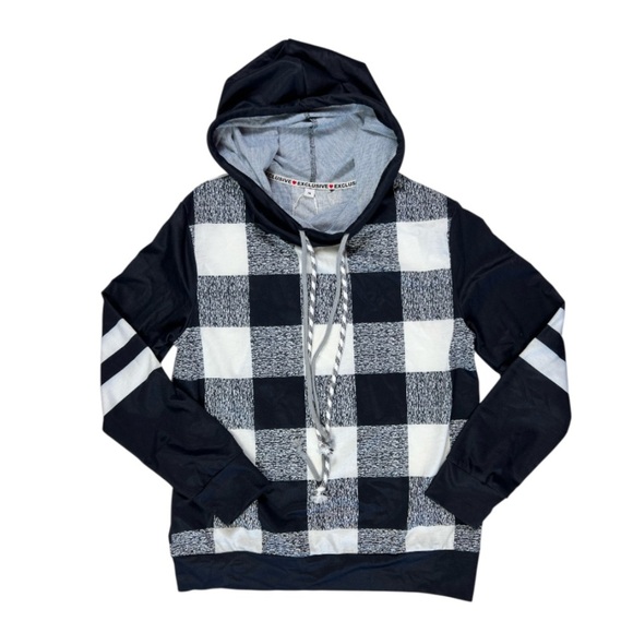 NWT Exclusive Black & White Checkered Hoodie
Size M - Picture 9 of 9
